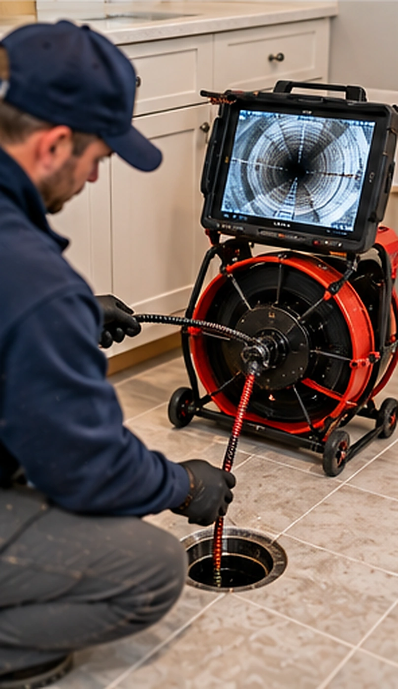 Plumber repairing household piping during garbage disposal repair & installation service in Ridgewood, NJ