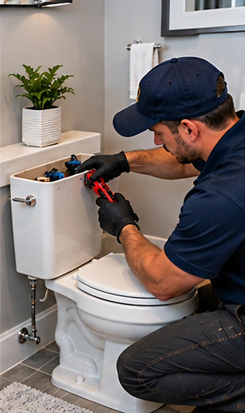 Plumber tool bag and hand tools during lead & pfas water testing service in Ridgewood, NJ