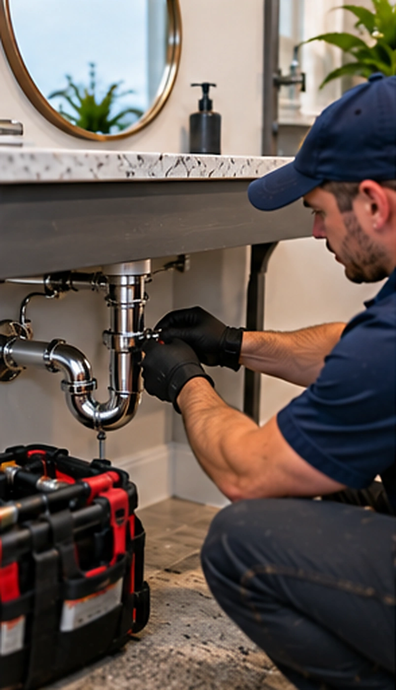 Downtown ridgewood streetscape for plumbing service in Midland Park, NJ